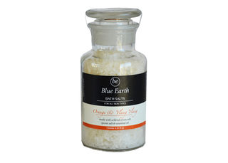 Orange & Ylang bathsalt jar